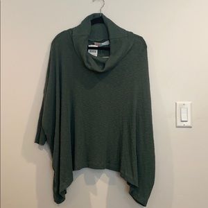 Sage Green Free People Slouchy Open Back Sweater